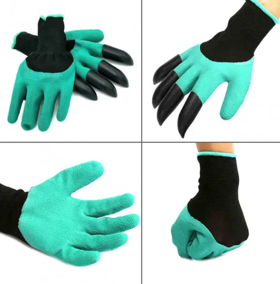 Рукавички для городу Garden Genie Gloves, Садові рукавички з пазурами   знижка