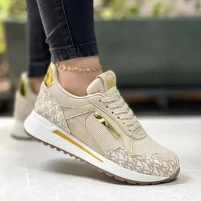 Кросівки SV Women SH сітка на шнурівці 38 Бежевий (sv363838)