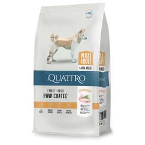 Сухий корм для собак великих порід з м'ясом птиці Quattro Maxi Adult, 12 кг