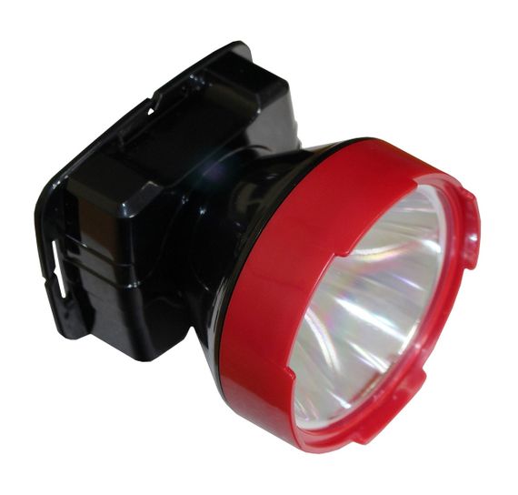 Налобный фонарь LED HL6 5W 6500K 3/10H 100/300L bat: 3.7V 2A IP54 Red/Black Ny95001236 | Зображення 2