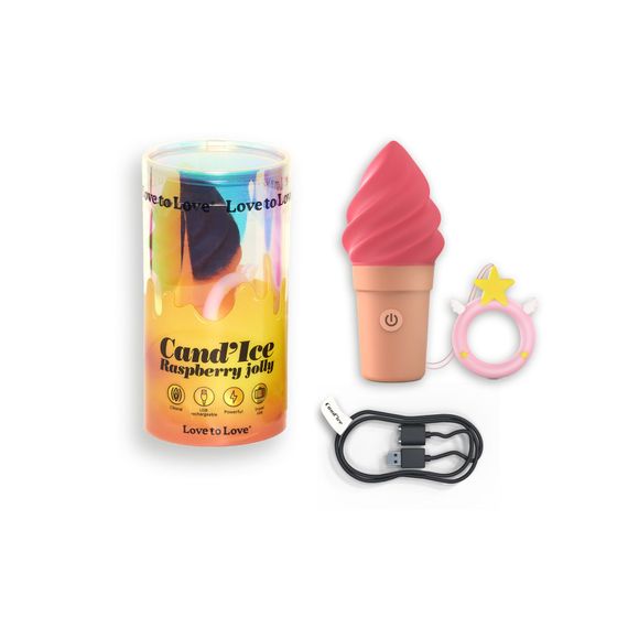Вібратор-морозиво Love To Love CAND'ICE — RASPBERRY JOLLY | Зображення 4