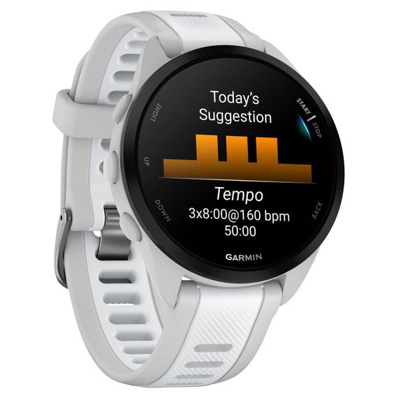 Смарт-годинник Garmin Forerunner 165 Music, Mist Grey/Whitestone, GPS (010-02863-31) | Зображення 2