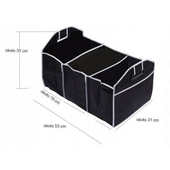 Автомобільний органайзер у багажник Car Boot Organizer Сумка з ручками в авто | Зображення 5