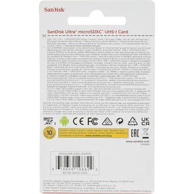 Карта памяти SanDisk 512GB microSDXC class 10 UHS-I Ultra (SDSQUNR-512G-GN3MN) | Зображення 2