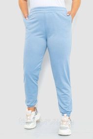 Спортивні штани жіночі двонитка колір джинс розмір L-XL FA_002704