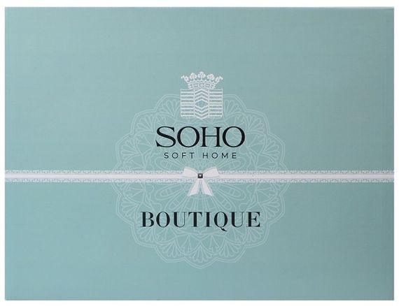 Комплект постільної білизни Soho Євро Boutique 200х230 см Dew MistyRose | Зображення 2