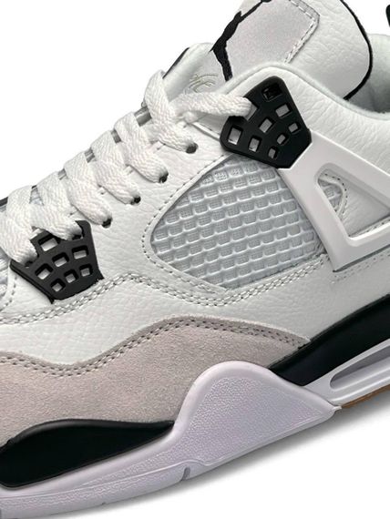 Кросівки Air Jordan 4 Retro M White Grey Gum , В'єтнам A1230 44 28 | Зображення 8