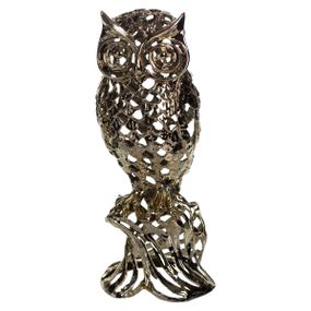 Декоративна фігурка Eagle-owl 12х11х28 см металева HP-7-15