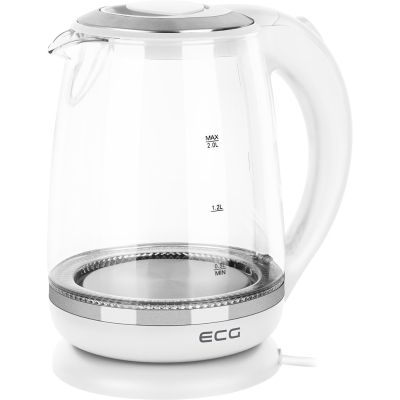 Электрочайник ECG RK 2020 White Glass (RK2020 White Glass) | Зображення 1