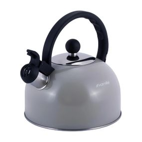 Чайник із свистком Kamille KM-0679GR 2.5 л сірий