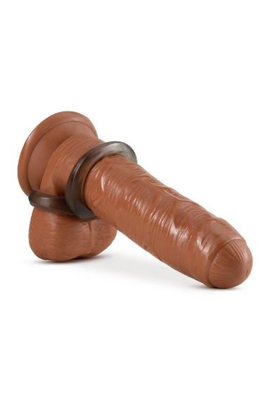 Кільце ерекційне Blush Stay Hard подвійне, прозоре, 7 см sexstyle | Зображення 2