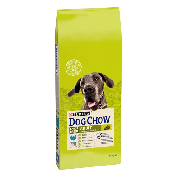 Сухой корм для собак крупных пород с индейкой Dog Chow Large Breed 14 кг | Зображення 1