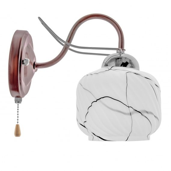 Бра направленного света настенное накладное классическое LK-610W/1 E27 FGT/CH | Зображення 2