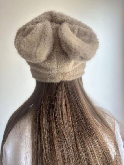 Шапка с ушками кролика  Розовый One Size 55-57р (3005) | Зображення 7