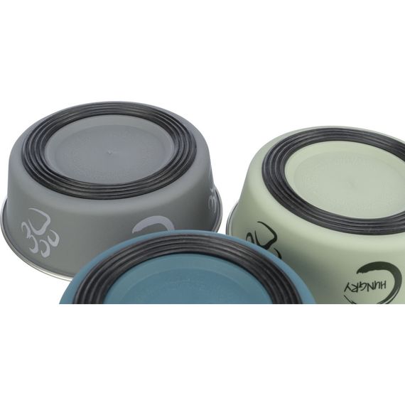 Миска Trixie для котів з нержавіючої сталі і пластиковим покриттям 0,8 л 17 см | Зображення 2