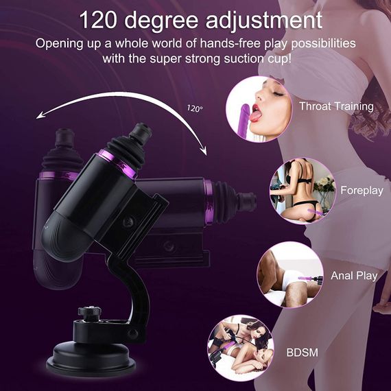 Мини секс-машина Hismith Mini Capsule Sex-Machine with Strong Suction Cup, мощная, перезаряжаемая | Зображення 3