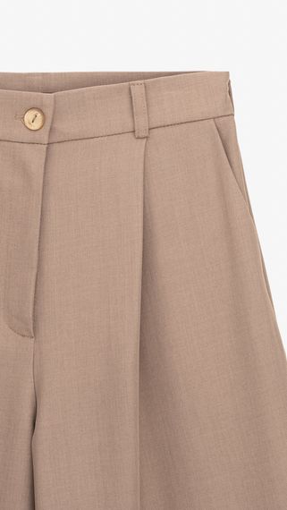Штани палаццо однотонні жіночі GENUA 2641 XS Капучино shop (2000999495526) | Зображення 1