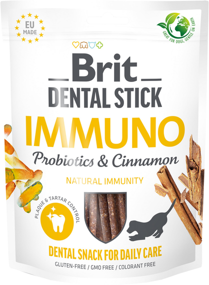 Ласощі для собак Brit Care Dental Stick Immuno для імунітету, 150г