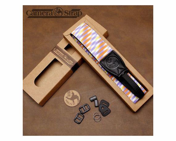 Текстильный ремень для фотоаппарата универсальный CAMERA STRAP винтажный для фотокамеры