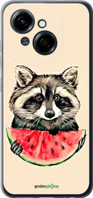 Чохол на Tecno Spark Go 1 / Pop 9 Єнотик з кавуном "4605u-3869-2448"