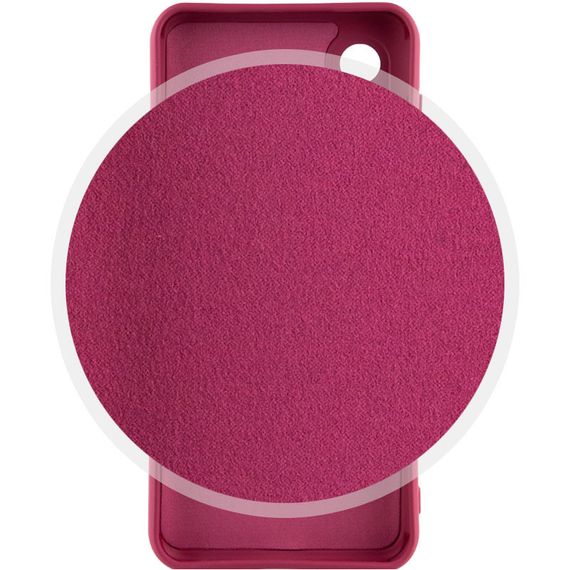 Чохол накладка Silicone Cover Lakshmi Full Camera (A) для Samsung Galaxy S21, Бордовий / Marsala | Зображення 1