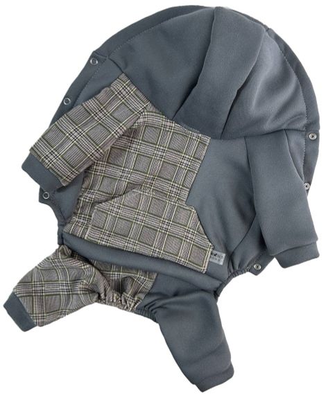 Костюм з клiтинкою сiрий D-183 | Зображення 4