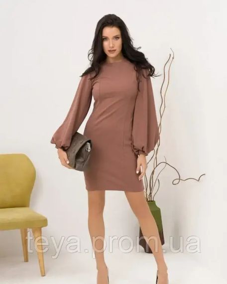 Плаття для жінок колір коричневий розмір M FI_001040