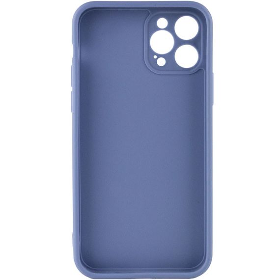 Силиконовый чехол Candy Full Camera для Apple iPhone 12 Pro (6.1") Голубой / Mist blue | Зображення 1