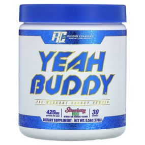 Предтренировочный комплекс Ronnie Coleman Yeah Buddy, Pre-Workout Energy Powder 270 g (Strawberry Kiwi)