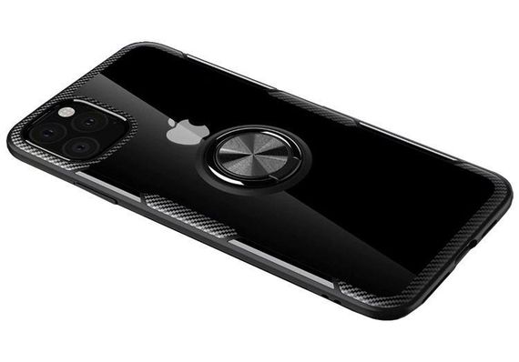Чехол Primolux Ring Magnetic Stand для Apple iPhone 11 Pro Max - Black | Зображення 2