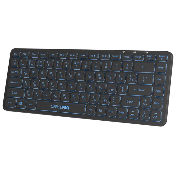 Клавіатура OfficePro SK790B Wireless/Bluetooth Black (SK790B) | Зображення 6