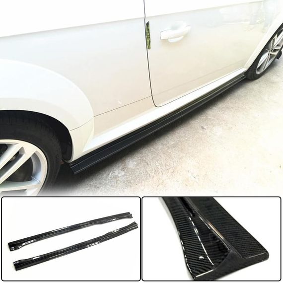 Боковые Пороги (для Base, Carbon) для Ауди ТТ 2014-2023 гг