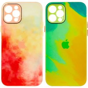 Чохол TPU+Glass Impasto abstract для Apple iPhone 12 Pro (6.1")