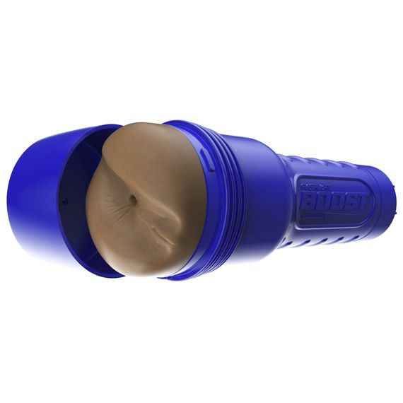 Мастурбатор-попка Fleshlight Boost Blast Female Medium Dark Flesh, плаваючі кільця Turbo Tech | Зображення 6