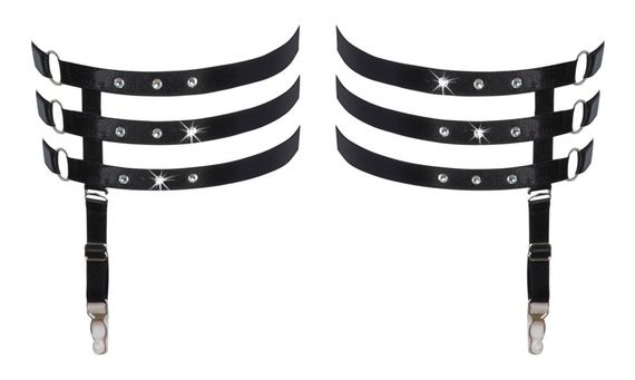 Сексуальные подвязки для ног с заклепками Suspender Garters sexstyle | Зображення 3