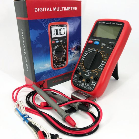 Электронный мультиметр 61A UT/VC DIGITAL | Цифровой мультиметр | Тестер для AB-862 измерения напряжения | Зображення 2