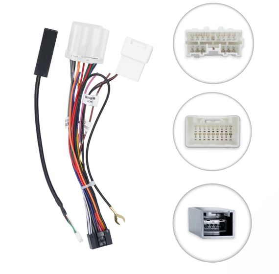 Перехідник живлення серії QIV з адаптером CAN-BUS для Mitsubishi QBR-W MS-3311 (дрот)