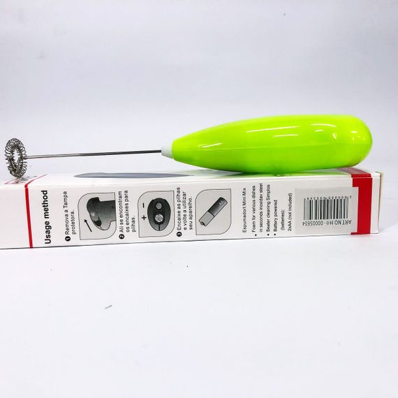 Міксер для вершків-капучинатор FUKE Mini Creamer для збивання молока, вершків. Колір: зелений | Зображення 2