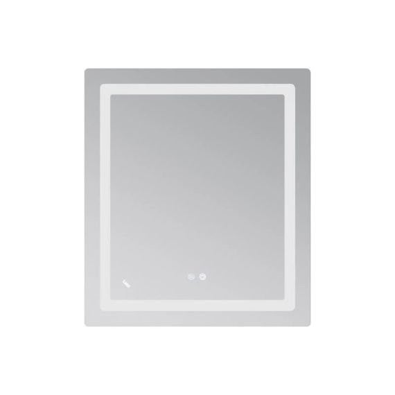 Дзеркало Lidz Kubis (KU2) 700х800 з LED-підсвіткою Touch, з антизапотіванням, з димером, рег. яскравості LD78LF904708048447 | Зображення 2