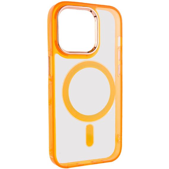 Чохол TPU Iris with MagSafe для Apple iPhone 13 Pro (6.1") Помаранчевий | Зображення 1