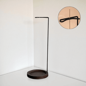 Підставка для пахощів дерев'яна з тримачем Коричнева Без бренду 1728158069