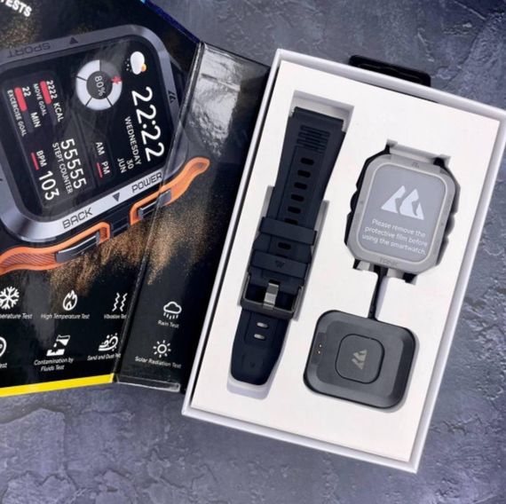 Спортивний Розумний Годинник Kospet Tank M2 Black + Спортивні Режими, Водозахист, Дзвінки 1077-0250 | Зображення 4