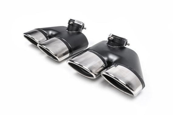 Насадки на глушник V1 (2 шт) для Mercedes S-сlass W220 | Зображення 2