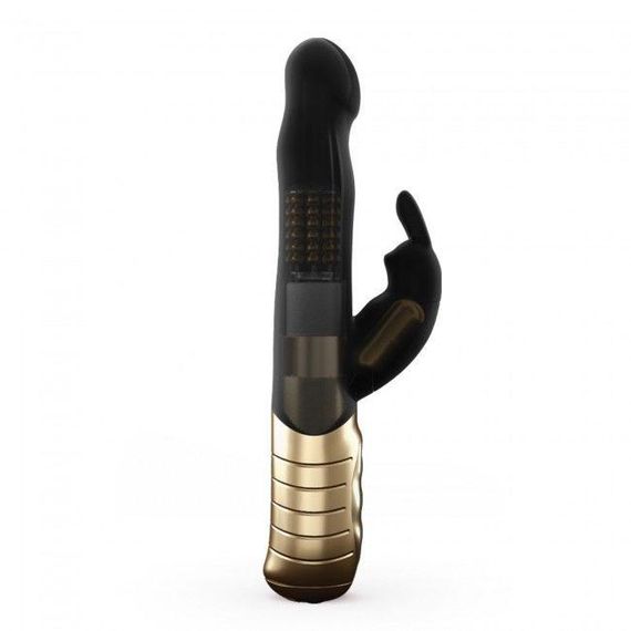 Вібратор-кролик Dorcel Baby Rabbit Gold 2.0 з перлинним масажем і головкою, що обертається Sex Aura