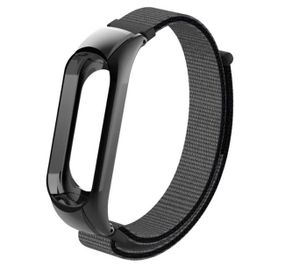 Нейлоновий ремінець Primo для фітнес-браслета Xiaomi Mi Band 3 - Black&Grey
