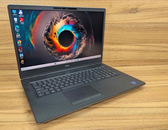 Мобільна робоча станція Dell Precision 7760 / 17.3" (3840x2160) IPS / Intel Xeon W-11855M (6 (12) ядер по 3.2 - 4.9 GHz) / 32 GB DDR4 / 1000 GB SSD / nVidia RTX A4000, 8 GB GDDR6, 256-bit / WebCam / Windows 11 б/в | Зображення 3
