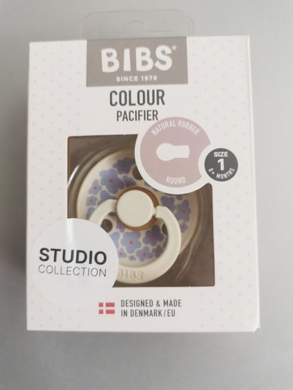 Соска пустушка Bibs Studio Colour 0-6 міс Jasmine Field – Ivory | Зображення 2