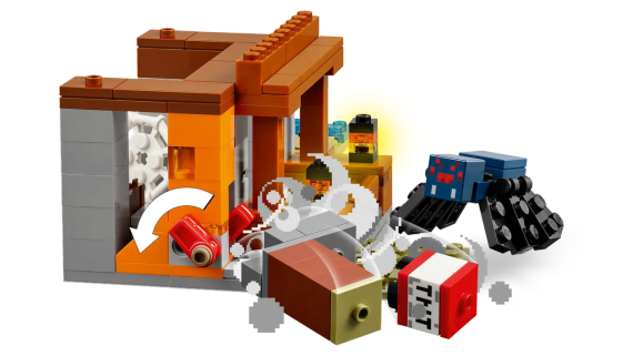 Конструктор LEGO Minecraft Шахтна експедиція Броненосець (The Armadillo Mine Expedition) 21269 | Зображення 6