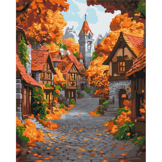Картина за номерами "Жовтневе містечко" BS54183, 40х50 см