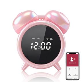 Вібратор-будильник BeYourLover Adult Clock з вакуумом та додатком, рожевий Sex Aura